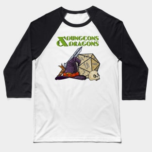 Dungeons & Dragons Retro Baseball T-Shirt